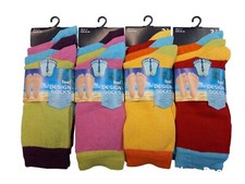6  12 Pairs Men's Designer Vibrant  Coloured Work Socks UK 6-11
