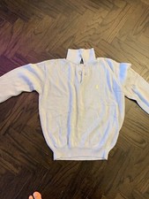 Ralph Lauren Polo Sweater Cotton Blue Small