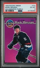 1999 Pacific Prism MARK MESSIER Holographic PURPLE 65/99 141 PSA 6 Pop 1 Highest