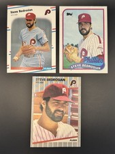 Steve Bedrosian Philadelphia Phillies Lot 1988 1989