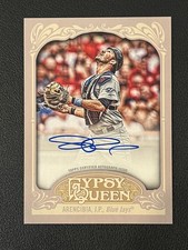 JP Arencibia 2013 Topps Gypsy Queen Auto Blue Jays 