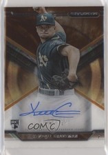 2015 Topps Strata Auto Orange /125 Kendall Graveman #SA-KG Auto ti8