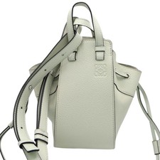 Loewe Hammock Mini Leather Green Bag Womens #...