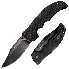 Cold Steel Recon 1 Knife, 4in, Clip Point, S35VN Steel Blade, Black : CS-27BC