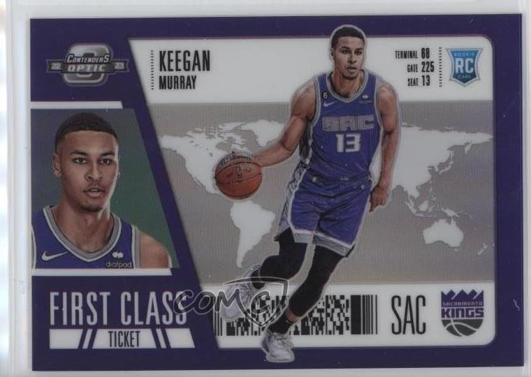 2022-23 Panini Contenders Optic First Class Ticket Keegan Murray #8 0db0