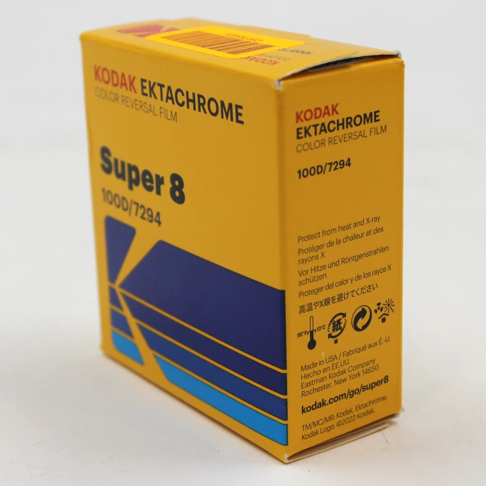 Kodak Ektachrome Super 8 100D/7294 Color Reversal Film (7452618) 50' Roll - Image 2 of 4
