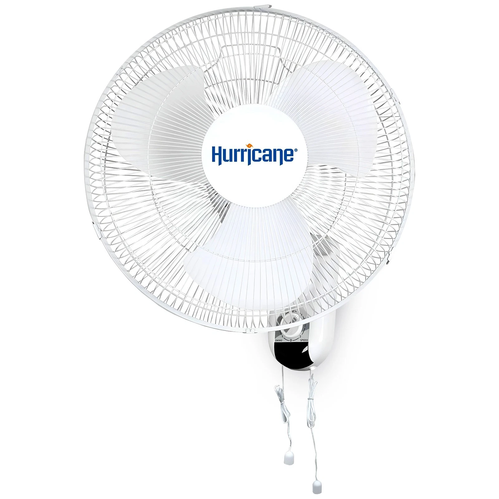 Hurricane Classic 16 Inch 90 Degree Oscillating 3 Speed Wall Mounted Fan, White Review