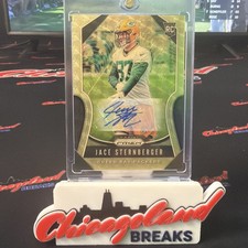 2019 Panini Prizm Rookies Gold Vinyl /5 Jace Sternberger Auto #368 Packers