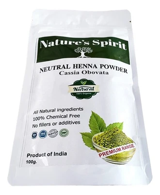 Cassia Obovata Neutral Henna (NO COLOUR) 100g-Premium Nature's Spirit
