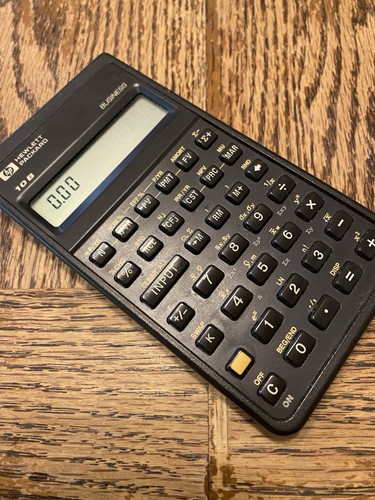 Vintage HP Hewlett Packard 10B Business wissenschaftlicher Taschenrechner 1987 funktioniert! OHNE Koffer - Bild 1 von 7