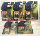 Lot 5 Vtg 1997 & 1998 STAR WARS TPTF Green Cards Action Figures. Kenner. MOC