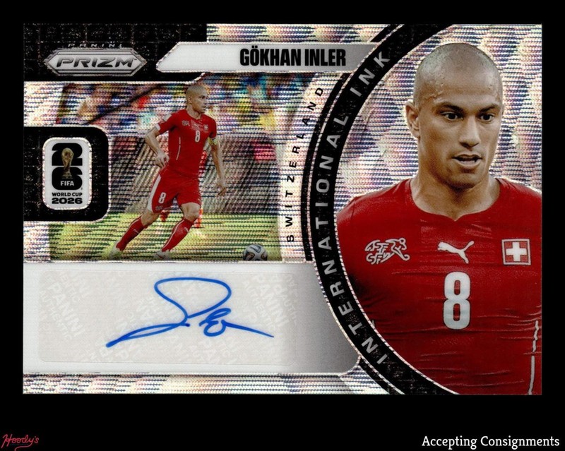 2026 Panini Prizm World Cup International Ink Prizms Wave #50 Gokhan Inler AUTO