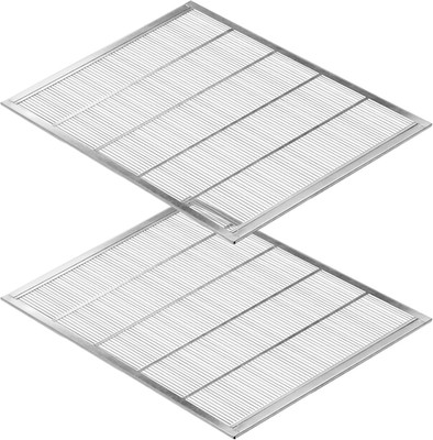 2 Pack 10 Frame Metal Queen Excluder, Galvanized Steel Beehive Queen Excluder fo
