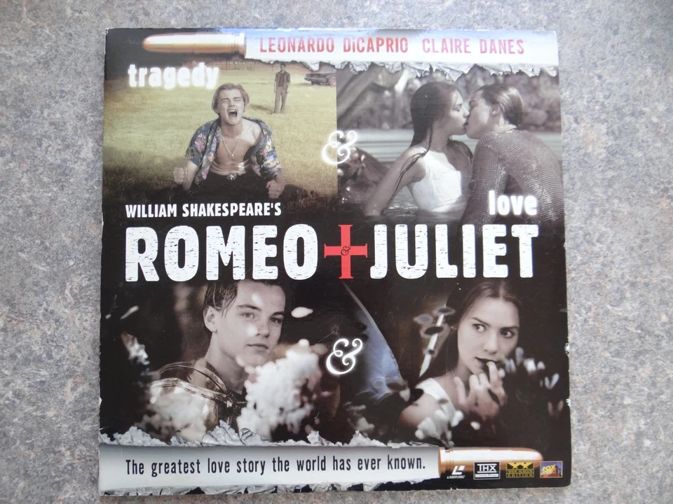 Romeo Julia US Laser Disc LD Film Video CD Laserdisk Leonardo DiCaprio Englisch - Bild 2 von 4