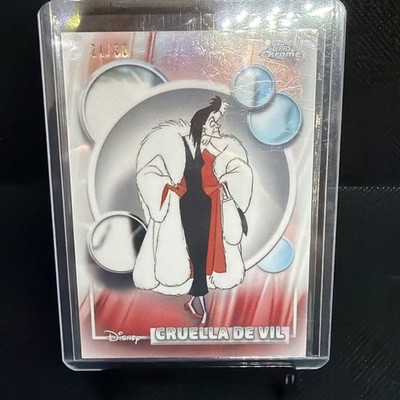 Cruella De Vil 2026 Topps Disney Chrome  Refractor /30