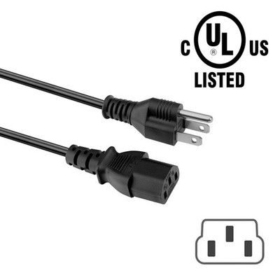 UL 6ft AC power Cord for KRK RP7 Rokit 7 G4 RP5 Rokit G4 RP5G4-NA Bi-Amp 7''