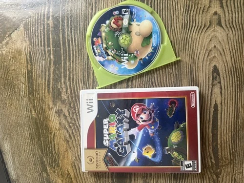 Super Mario Galaxy 1 & 2 Lot (Nintendo Wii, 2007 & 2010) Complete & Tested!!