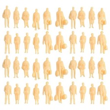 60 Pi��ces Mod��le Figurines 1:87 non Peint H0 Debout H0 Accessoires Plastique
