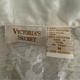 Victoria Secret Vintage Gold Label Lace with Satin collar Top Size Medium