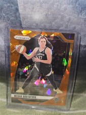 2024 Panini WNBA Prizm Megan Gustafson #78 Orange Ice Prizm Las Vegas Aces Card