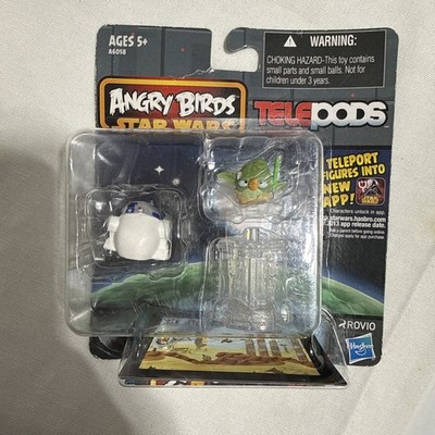 Angry Birds Telepath Star Wars Hasbro NOS Yoda Bird R2-D2 Egg NOS