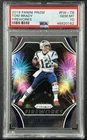 TOM BRADY PSA 10 2019 PANINI PRIZM #FW-TB FIREWORKS PATRIOTS 182