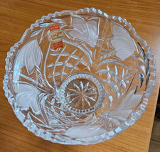 Kleine Glasschale - Bleikristall Schale  "Rendezvous"  Anna Hütte 15 cm