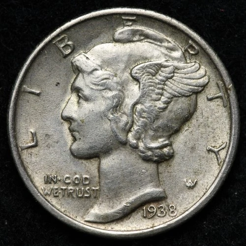 1938-S Mercury Dime — photo from another recent sale