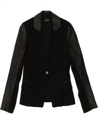 GUESS BY MARCIANO Damen 1 Knopf Blazer Jacke IT 40 Small Schwarz AM11