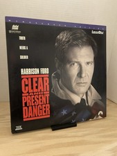 Clear and Present Danger LaserDisc Widescreen THX Harrison Ford Phillip Noyce