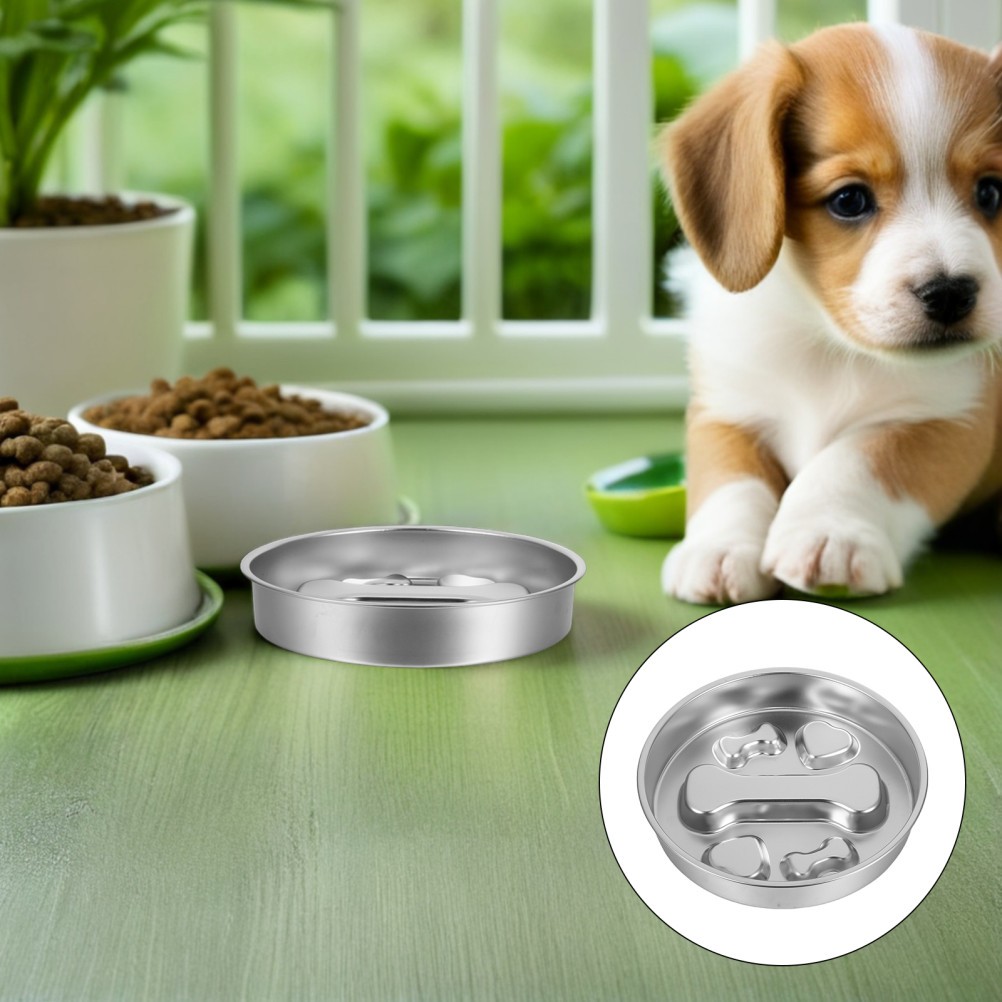 Dog Bowl Dish For Fast Eaters Pet Supplies