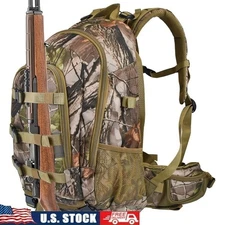 Hunting Backpack W/ Rifle Holder Large Capacity Water Resistant Ergonomic Design