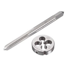 M5x0.5mm Metric Tap and Die Set Machine Thread Screw Tap w/ Round Threading Die