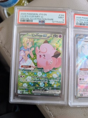 Lillie's Clefairy EX 184/159 Pair English Pokemon TCG PSA 9&10 | eBay