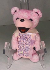 Vintage 2001 Grateful Dead Bean Bear By Liquid Blue Baby Pink