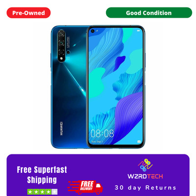 Huawei Nova 5T Dual SIM - 128GB - blaues (entsperrt) Smartphone - ''guter Zustand''
