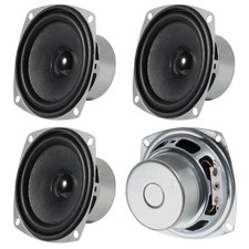 4PACK 8Ohm 10W Full Range Audio Speaker Stereo Woofer Loudspeaker for Arduino...