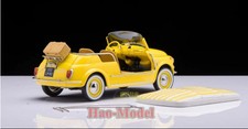 NOREV 1:18 Fiat 500 Jolly 1965 Alloy Diecast Model Simulation Gift Yellow/Orange