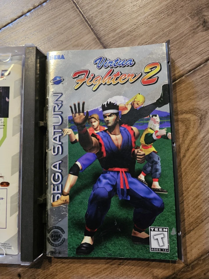 Virtua Fighter 2 (Sega Saturn, 1995) CIB COMPLETE IN BOX - Image 2 of 4
