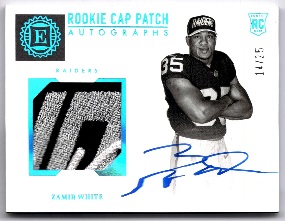 2022 Encased Zamir White #153 Sapphire Rookie Cap Patch Auto /25