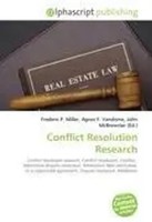 Frederic P. Miller (U. A.) | Conflict Resolution Research | Taschenbuch (2026)