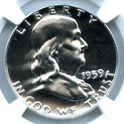 1959 Franklin Half Dollar, NGC PF 68