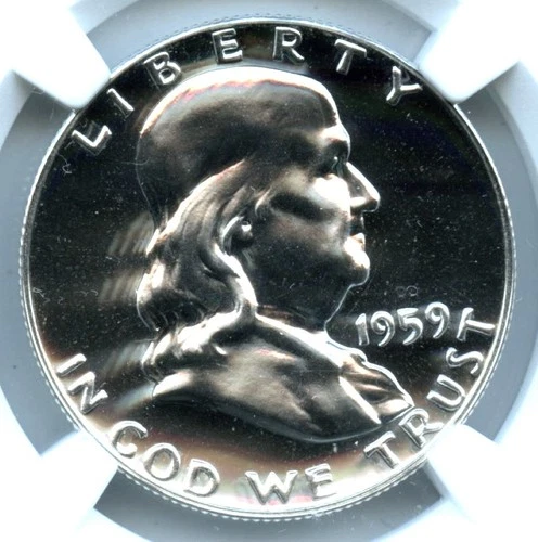 1959 Franklin Half Dollar, NGC PF 68