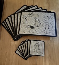 Dotty Cats Placemats & Coasters