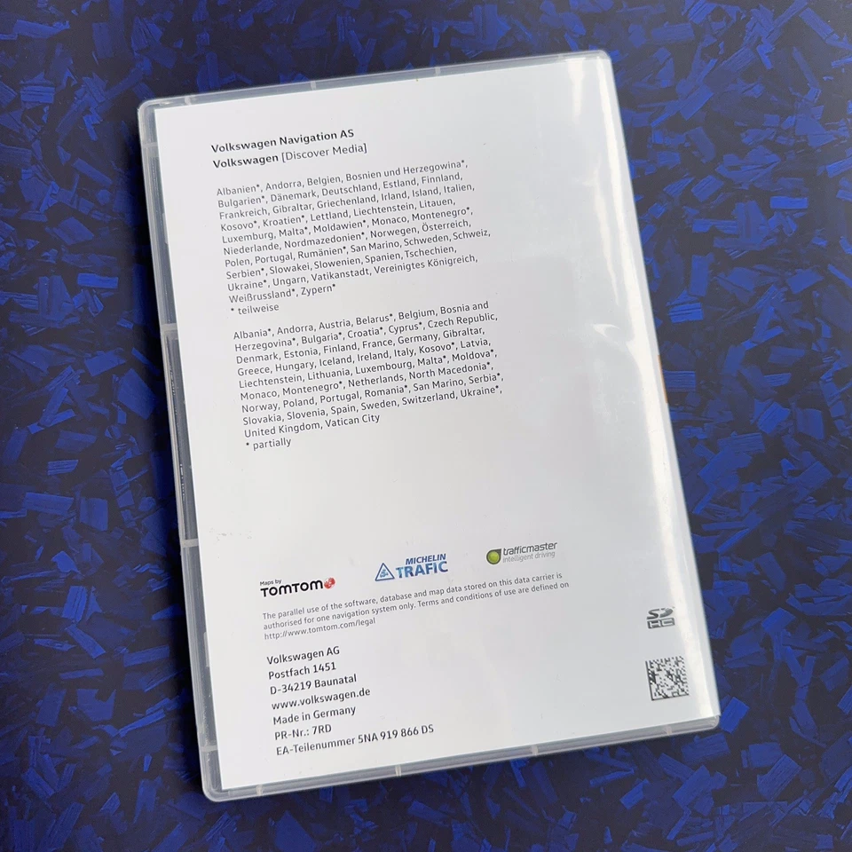 32GB, V18, Europa 2024, VW SD KARTE für Discover Media 2 Navi, AS, Navigation - Bild 4 von 4