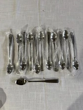 NEW 12 Update International CO-604 Conrad Iced Teaspoons Stainless Steel 7"