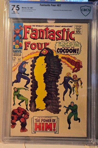 Fantastic Four #67 1967 ☆ Key Issue ☆ CBCS 7.5 Warlock: Origin & 1st Appearance