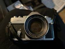 VTG 1968 Mamiya/Sekor 1000 DTL 35mm SLR Film Camera w/sekor 55mm Lens