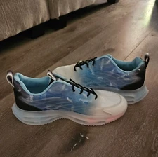 Mens Fashion-Forward Colour Block Running Shoes - Superior Shock Absorption.