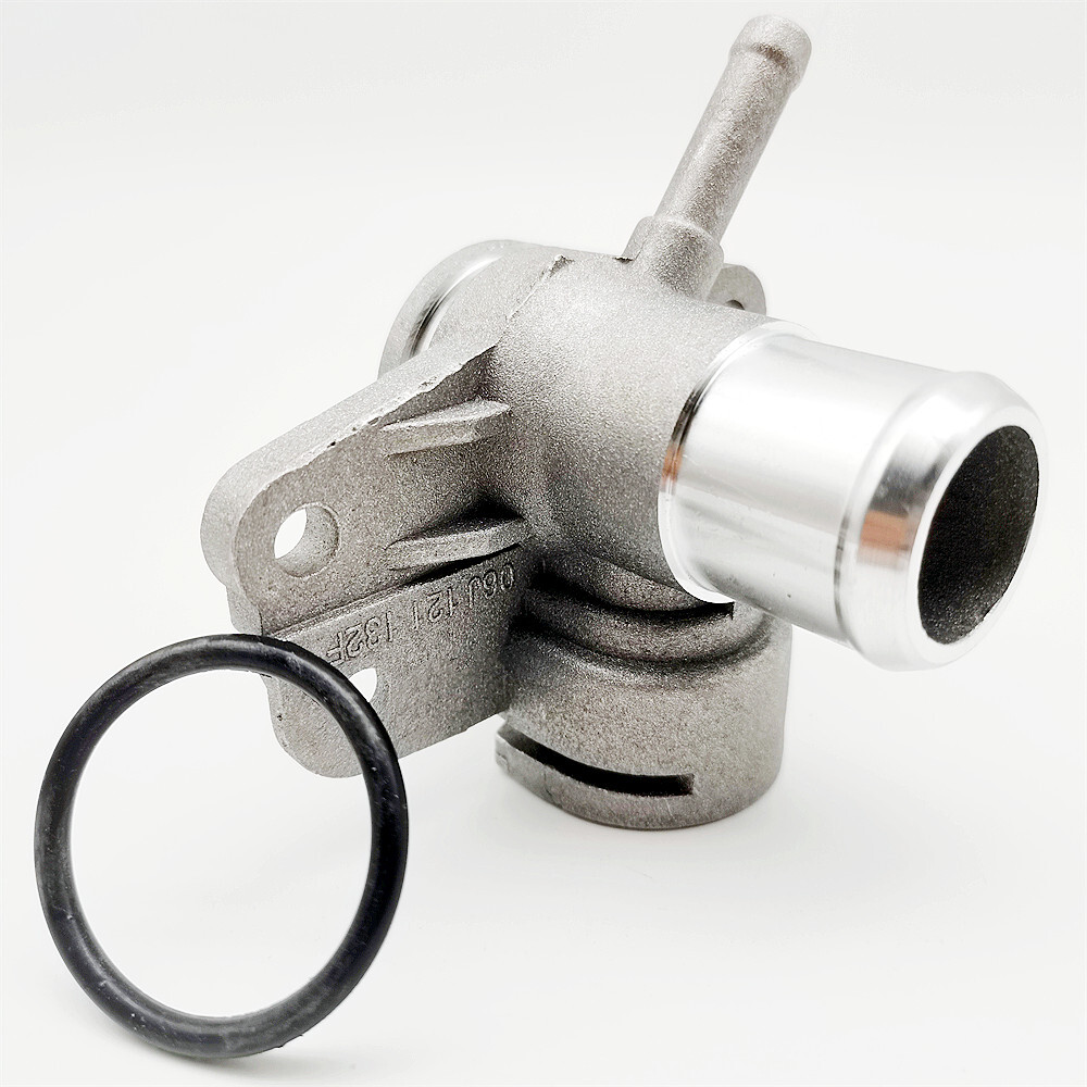 Aluminum Cooling Hose Connector Flange For VW Jetta Passat Golf Eos